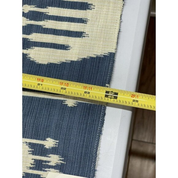 Lee Jofa, Sassari Ikat Ethnic  Motif Remnant 23” x 24” - Picture 7 of 10